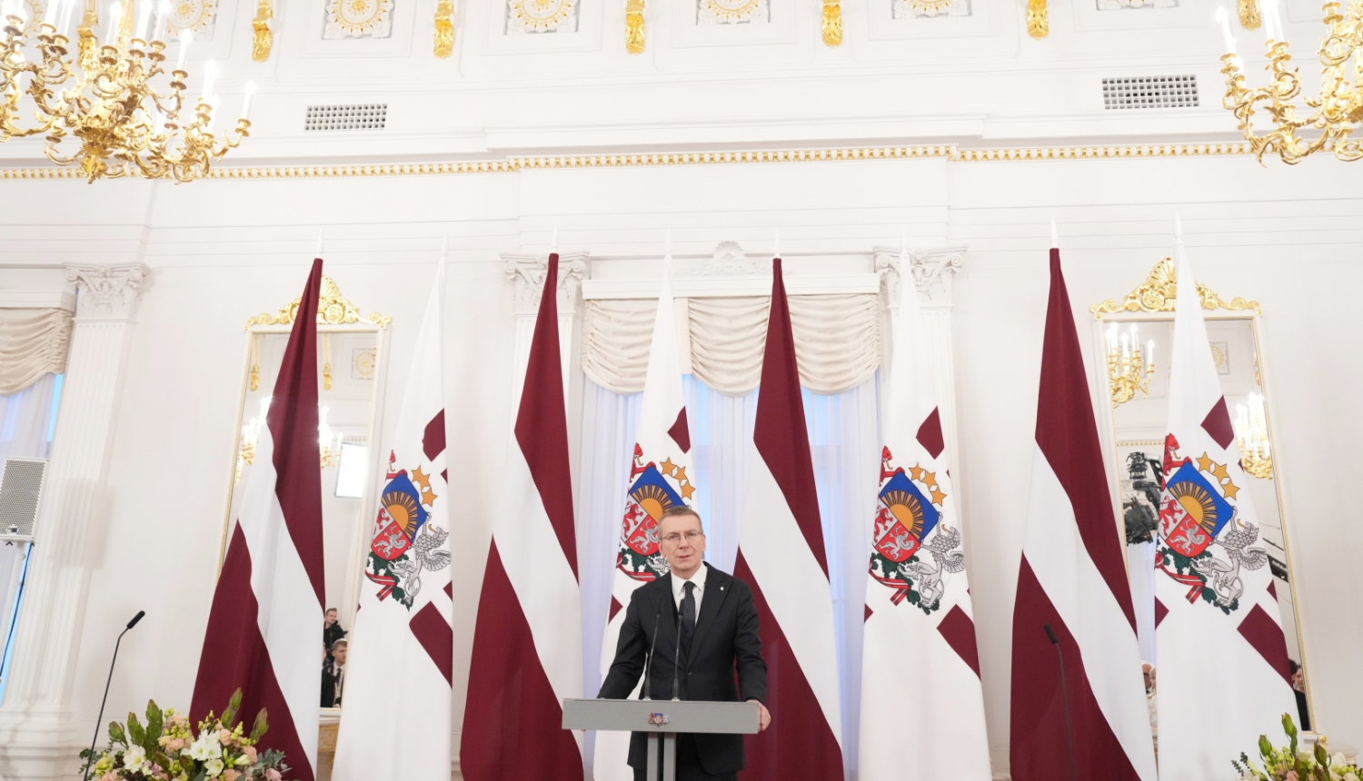 18.11.2024. Valsts prezidenta Edgara Rinkēviča uzruna valsts augstāko apbalvojumu pasniegšanas svinīgajā ceremonijā Rīgas pilī