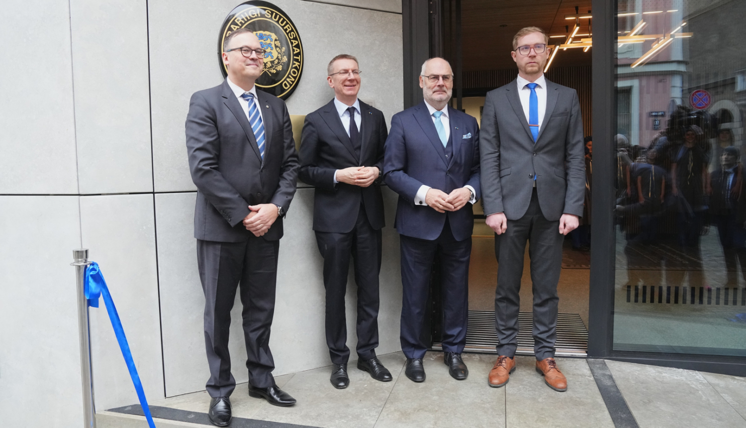 26.03.2025. Valsts prezidenta Edgara Rinkēviča dalība Igaunijas Republikas vēstniecības Latvijā atklāšanas ceremonijā