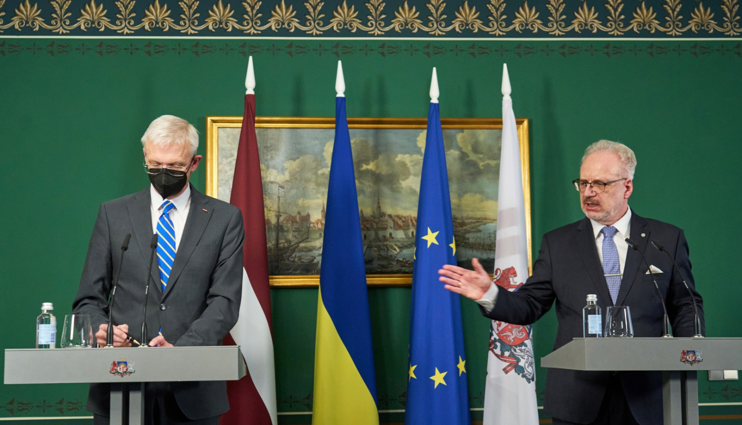 Egils Levits un Krišjānis Kariņš