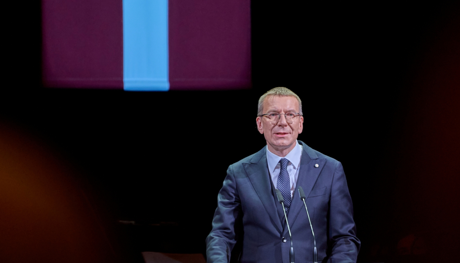 18.11.2024. Valsts prezidenta Edgara Rinkēviča uzruna svētku koncertā Latvijas Nacionālajā teātrī par godu Latvijas Republikas proklamēšanas 106. gadadienai
