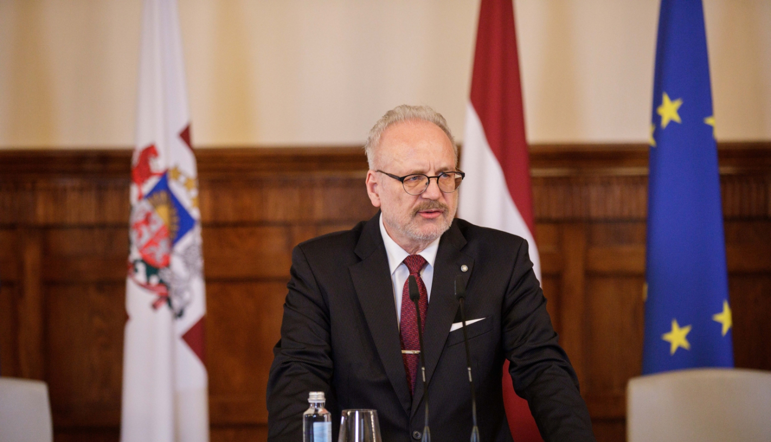 14.12.2022. Valsts prezidents Egils Levits piedalās diskusijā “Valsts un baznīcas attiecības modernā sabiedrībā”. Foto autors: Dāvis Doršs, Valsts prezidenta kanceleja. Foto autors: Dāvis Doršs, Valsts prezidenta kanceleja.