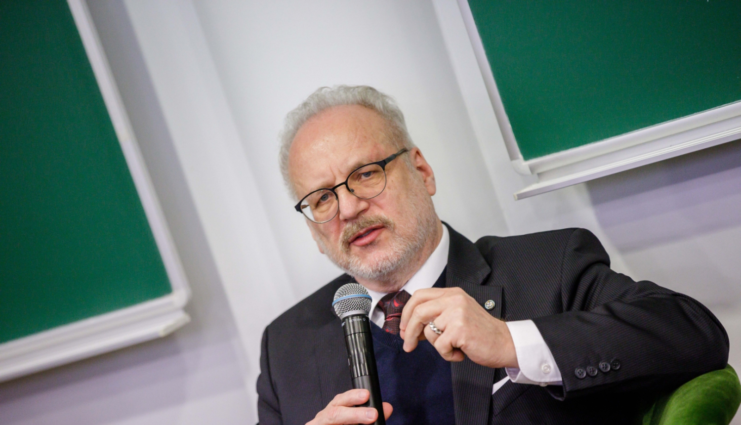 16.12.2022. Valsts prezidents Egils Levits piedalās konferencē “Latvijas ilgtspēja un Valsts padome”. Foto autors: Dāvis Doršs, Valsts prezidenta kanceleja.