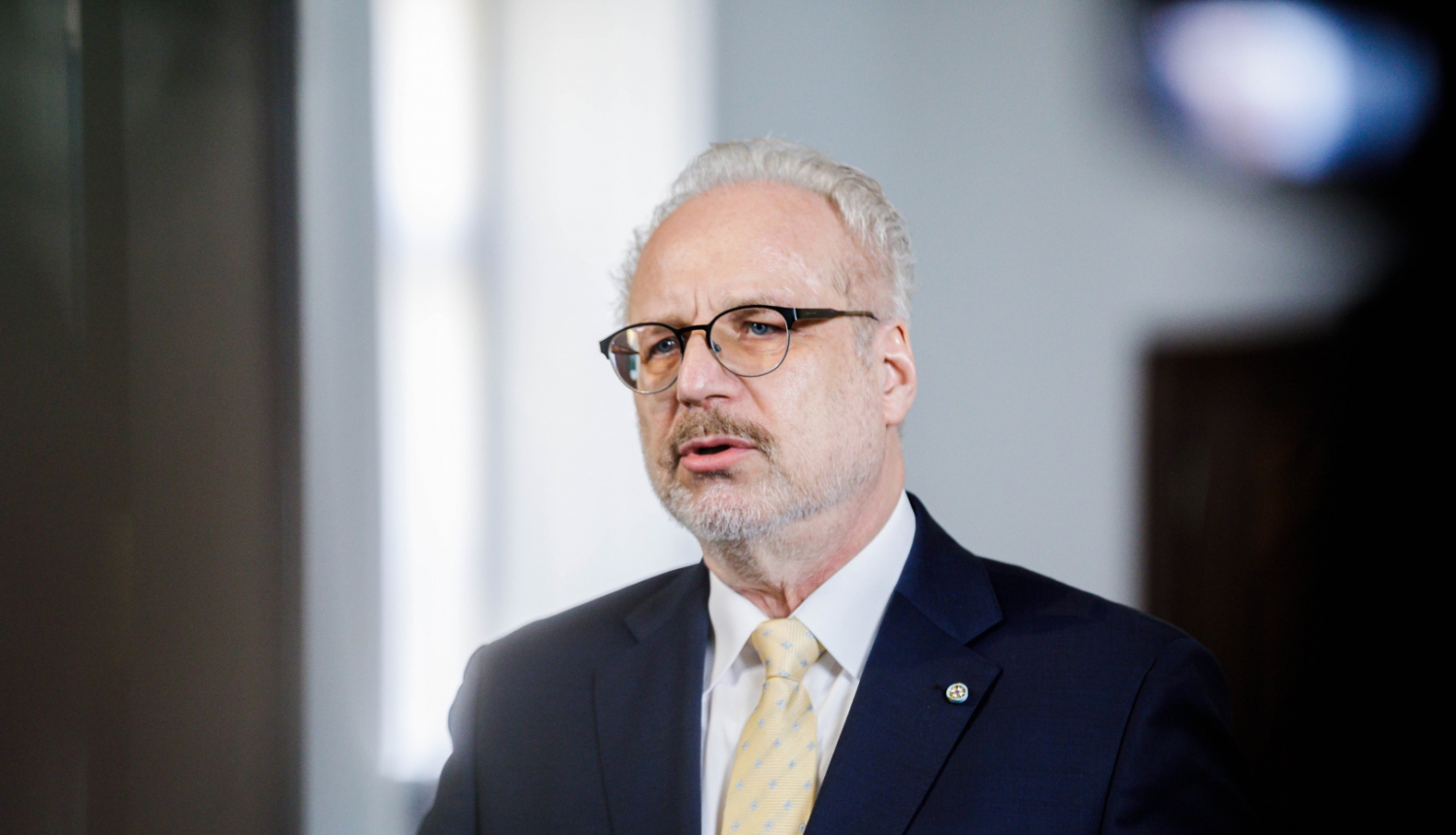 19.04.2023. Valsts prezidents Egils Levits preses konferencē