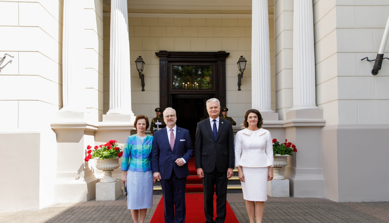 Andra Levite, Egils Levits, Gitans Nausēda, Diāna Nausēdiene