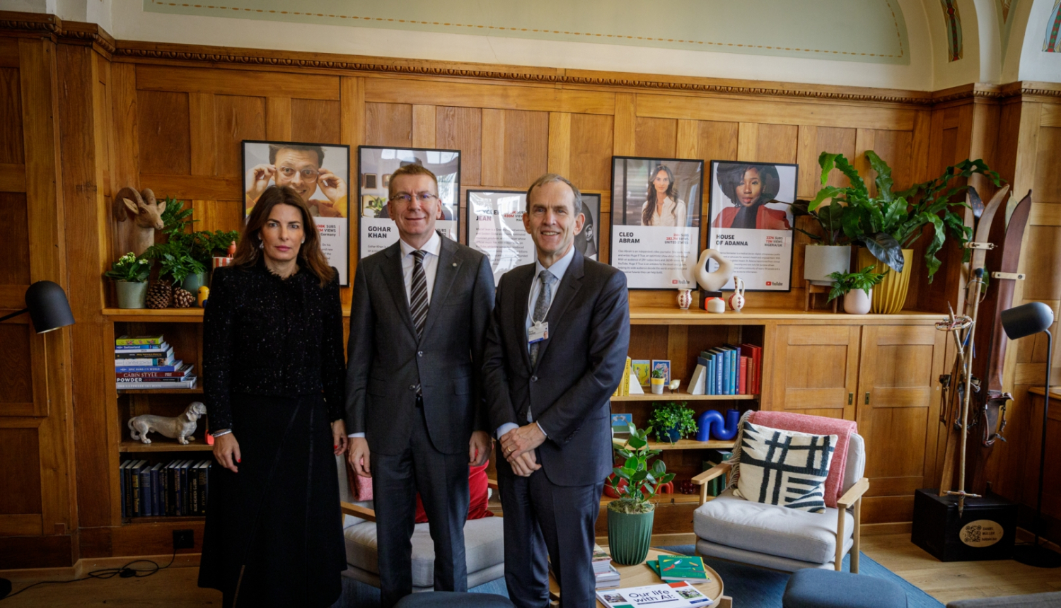 17.01.2024. Valsts prezidenta Edgara Rinkēviča tikšanās ar Google pārstāviem Davosā