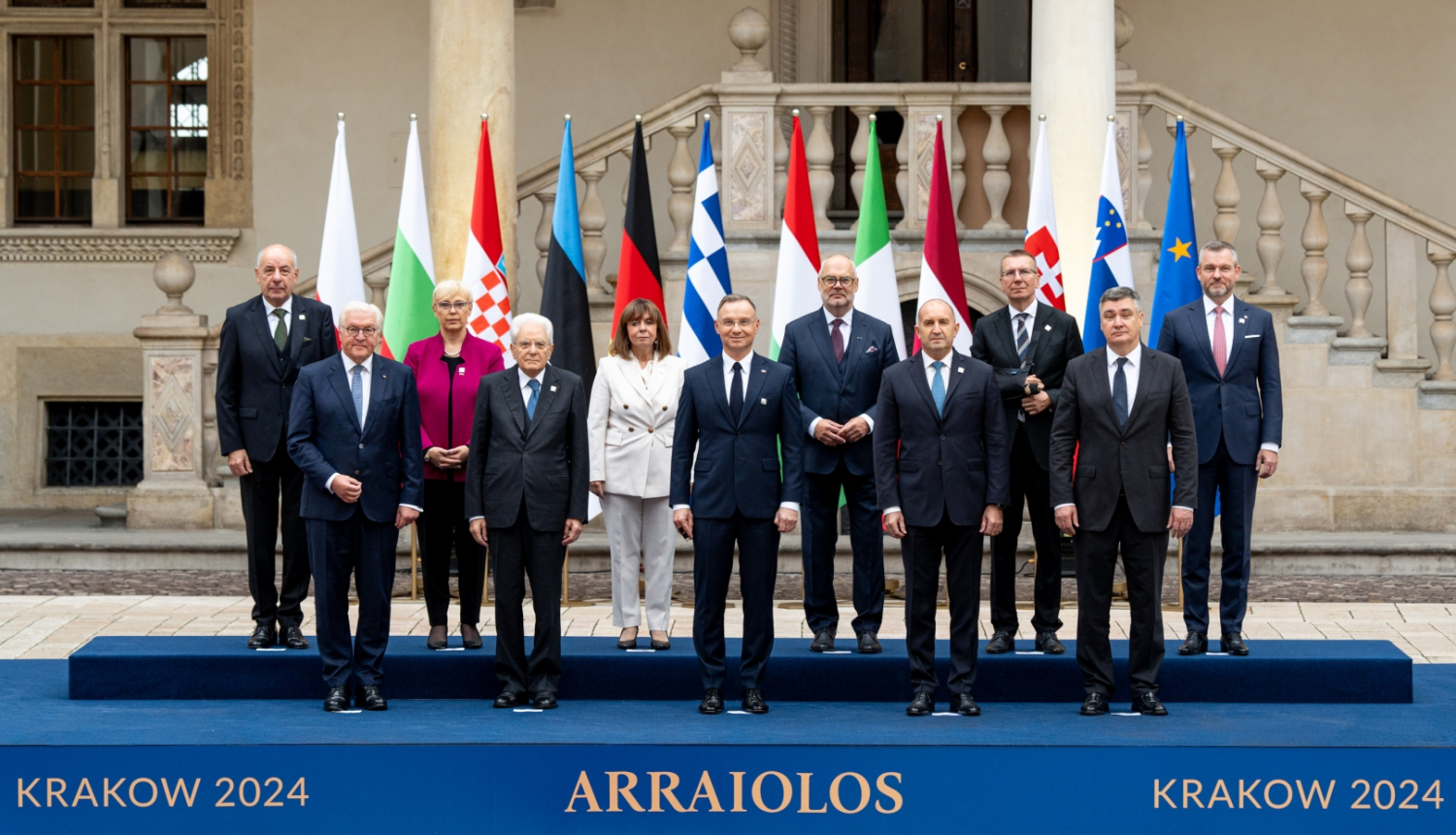 11.10.2024. Valsts prezidenta Edgara Rinkēviča dalība Arajološas grupas sanāksmē Polijā