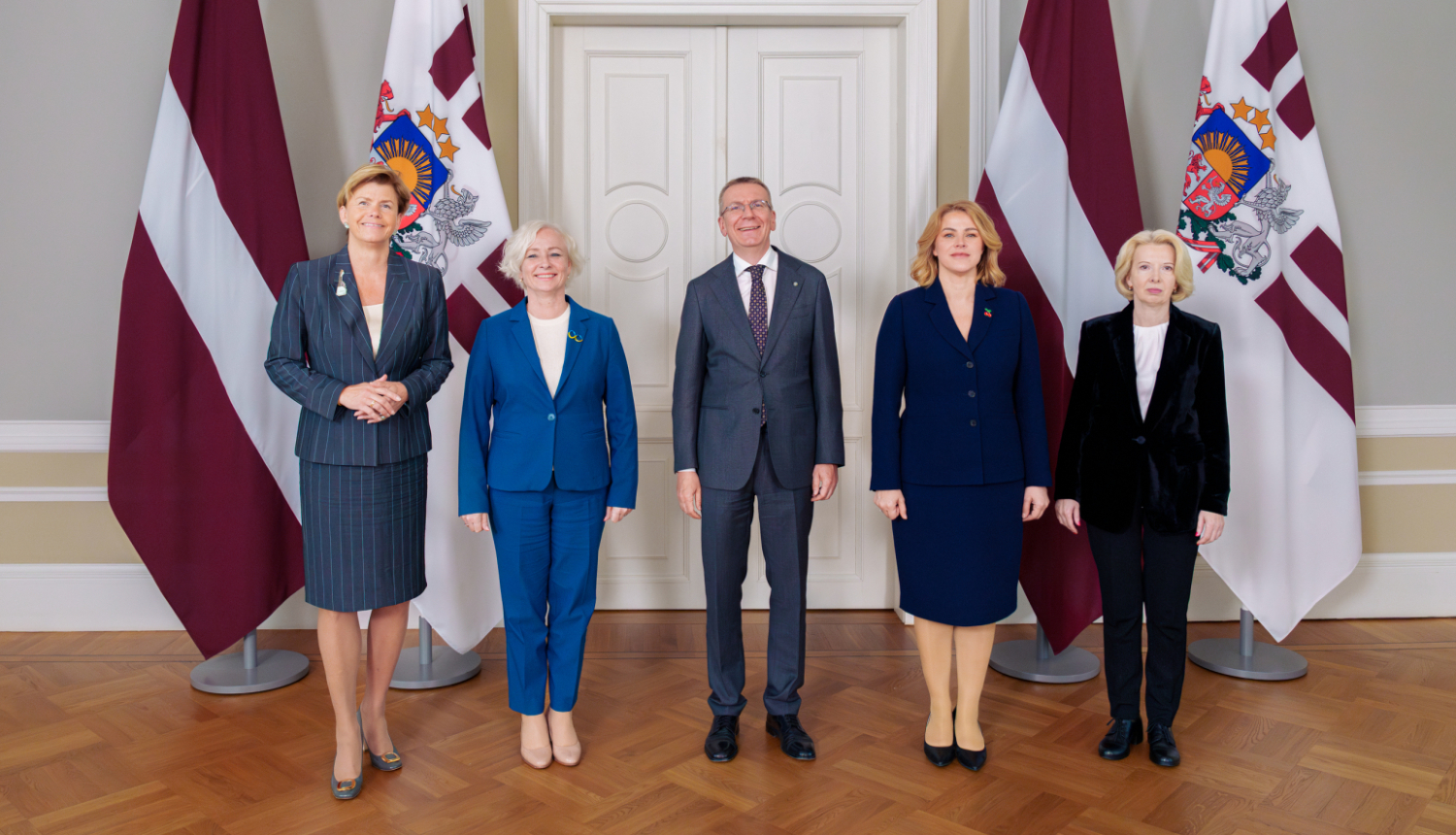 Valsts prezidenta Edgara Rinkēviča un Ministru prezidentes Evikas Siliņas preses konference