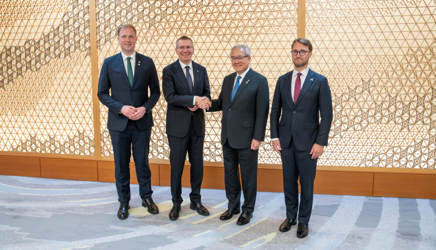 19.05.2025. Valsts prezidenta Edgara Rinkēviča tikšanās ar Japānas Lielā biznesa asociācijas pārstāvjiem