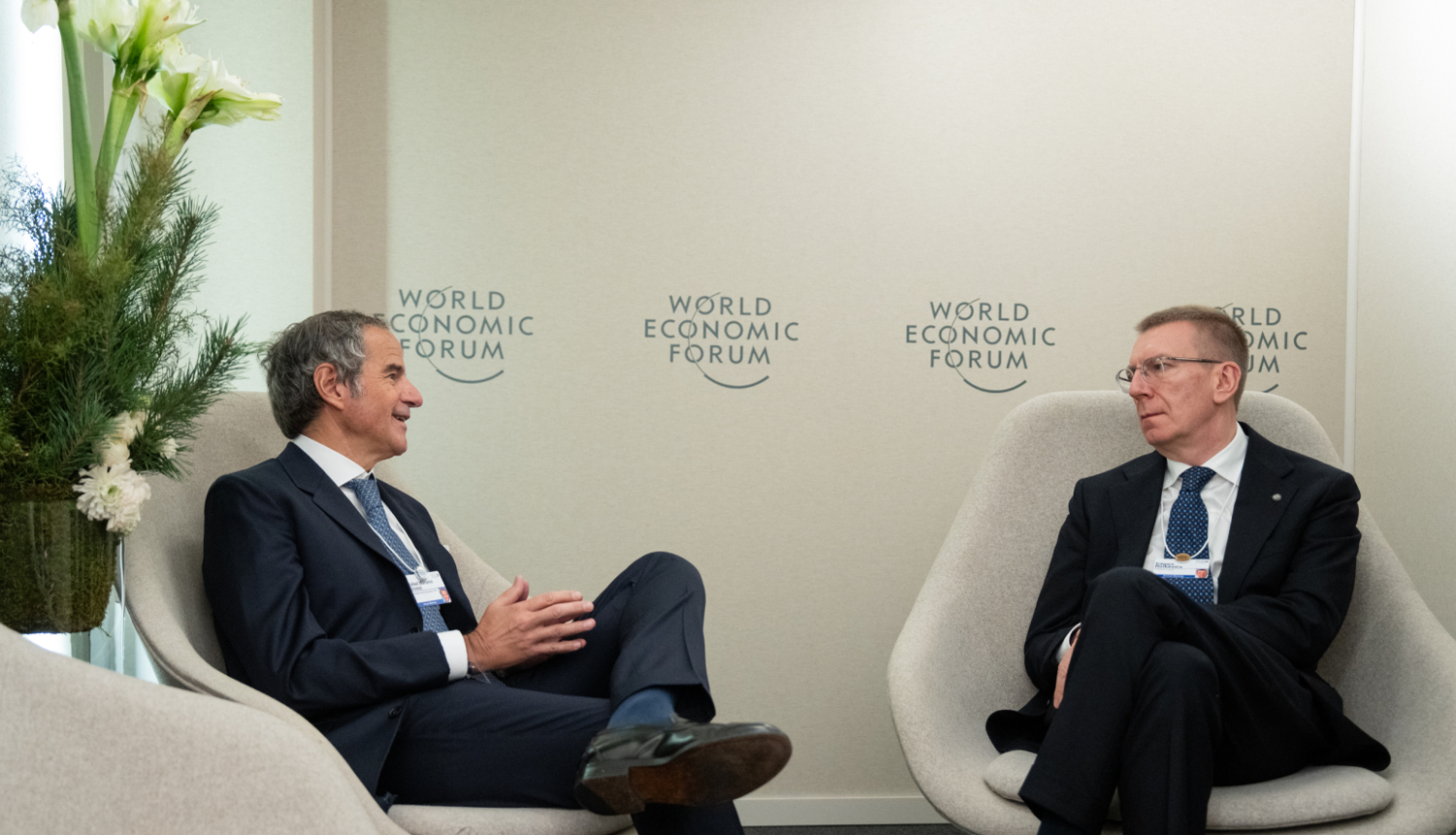 Valsts prezidenta Edgara Rinkēviča tikšanās ar Starptautiskās Atomenerģijas aģentūras ģenerāldirektoru Rafaelu Mariano Grosi