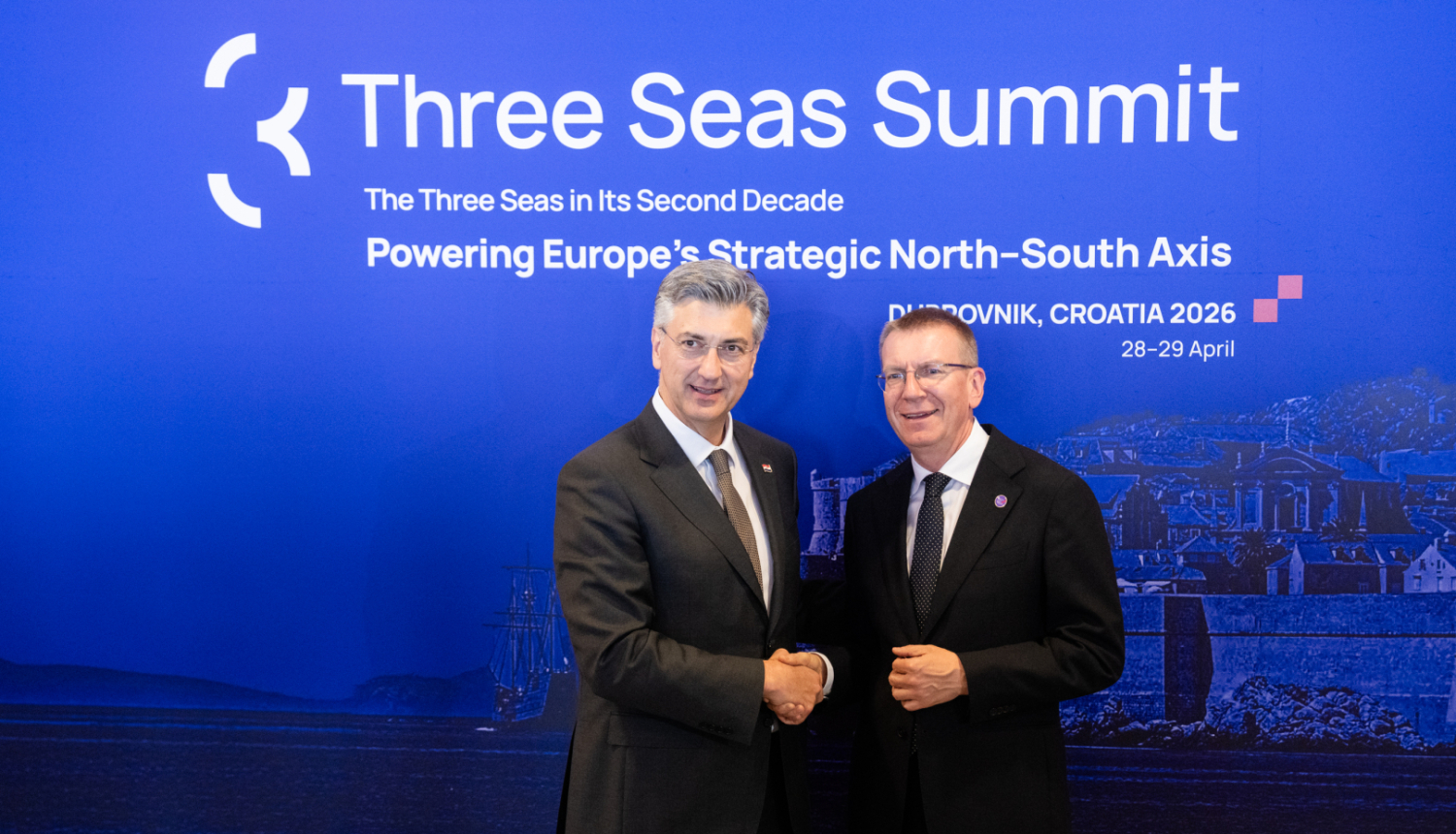 28.04.2026. Valsts prezidenta Edgara Rinkēviča dalība Trīs jūru iniciatīvas samitā Horvātijā