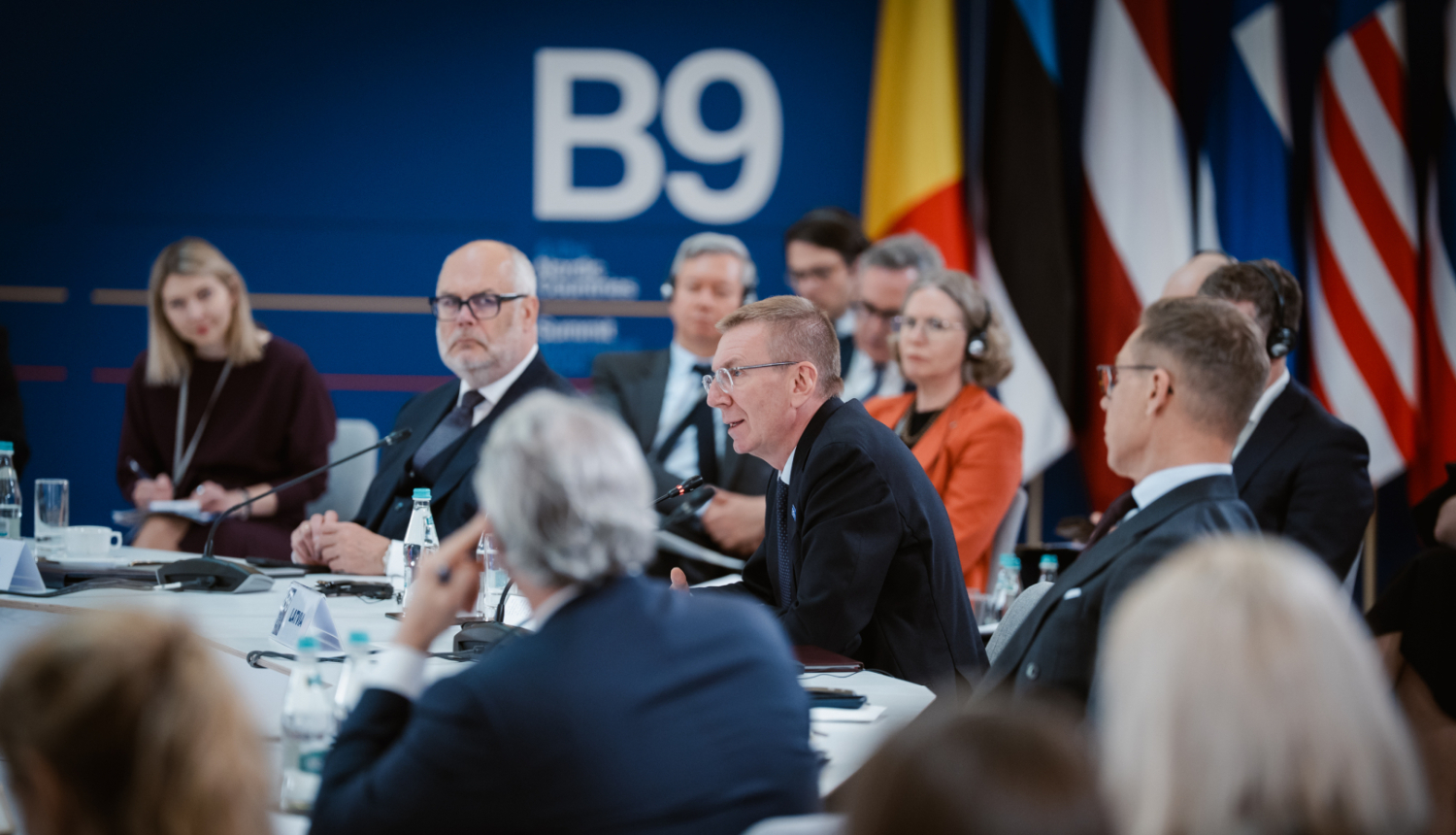 Valsts prezidenta Edgara Rinkēviča dalība NATO Austrumu flanga valstu (B9) un Ziemeļvalstu samitā