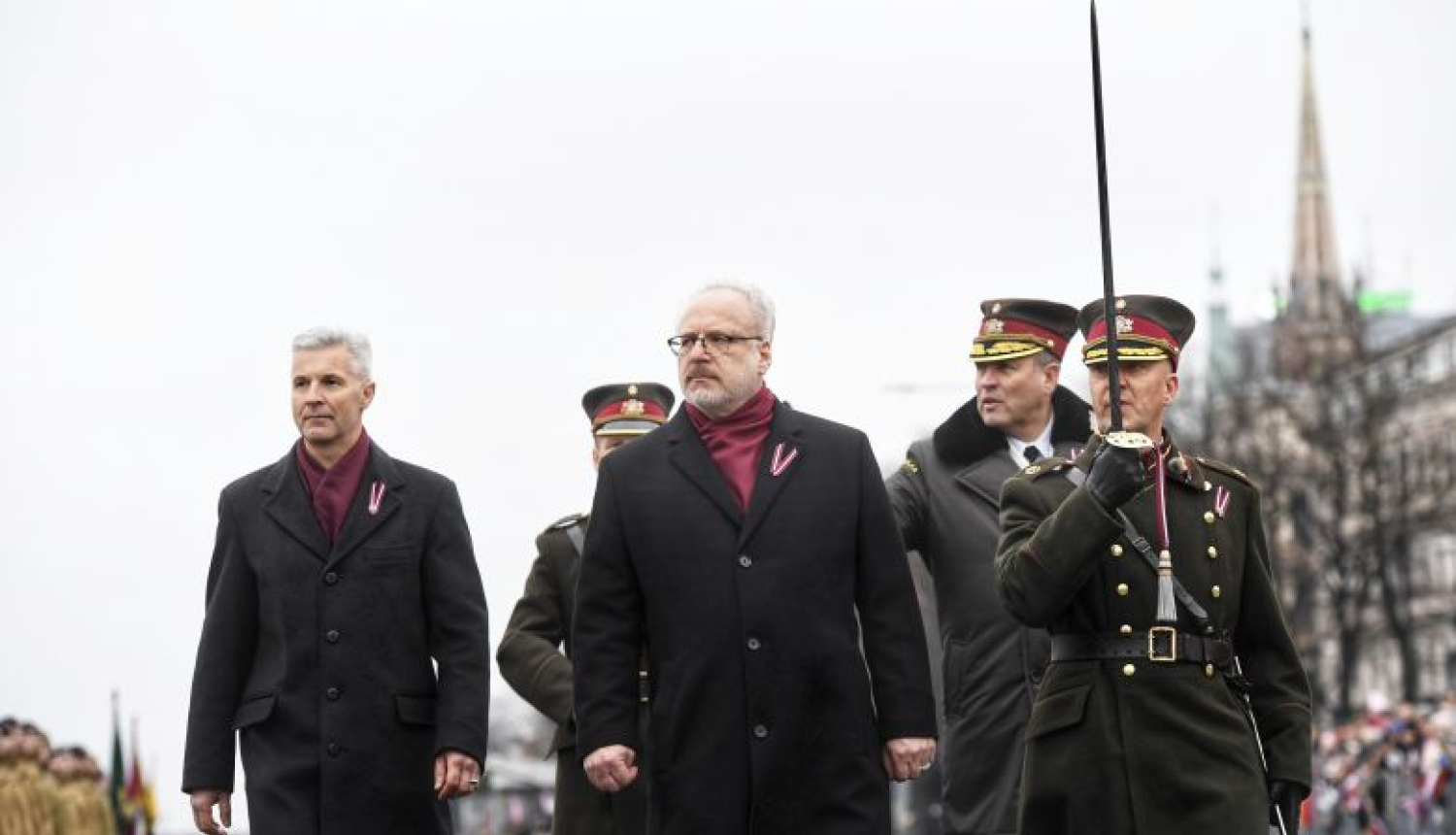 Valsts prezidenta Egila Levita runa Nacionālo bruņoto spēku vienību, Iekšlietu ministrijas vienību un ārvalstu vienību militārajā parādē