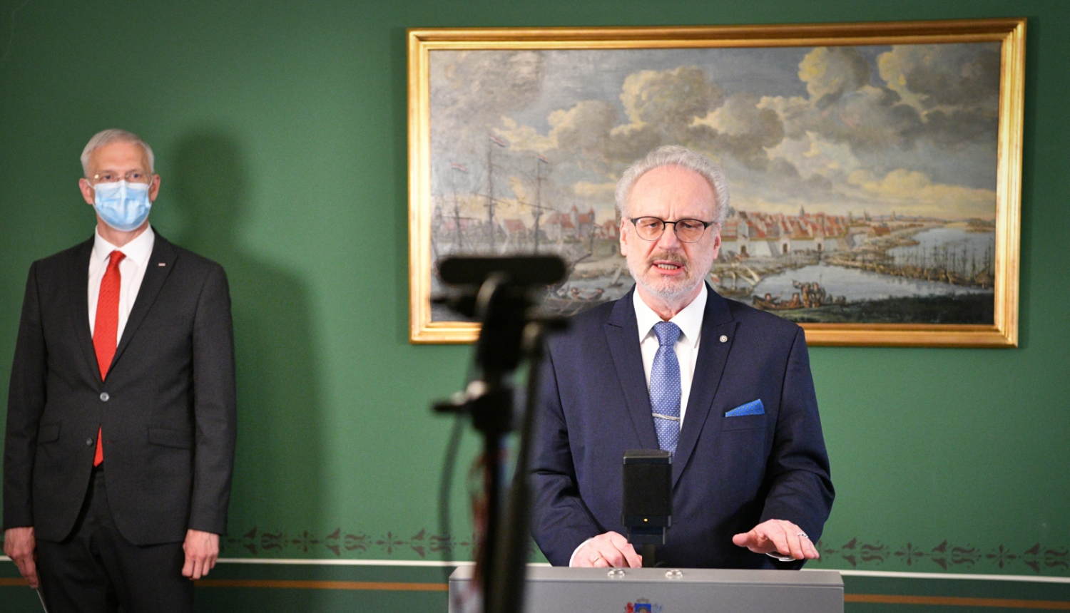 Egils Levits un Krišjānis Kariņš