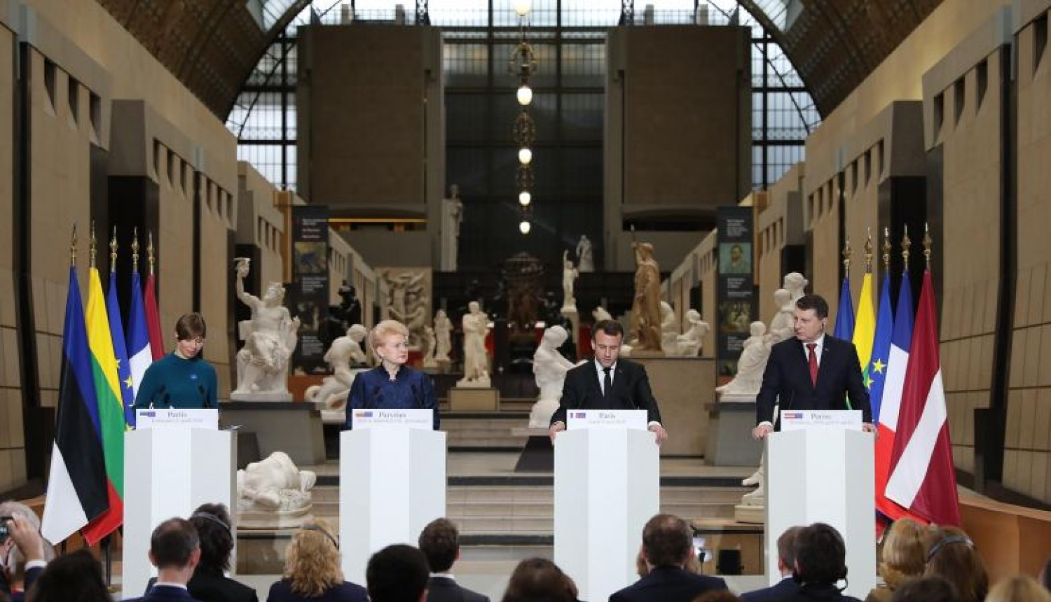 Latvija un Francija iestājas par vienotu Eiropu un atbalsta tās ekonomiski un sociāli līdzsvarotu attīstību