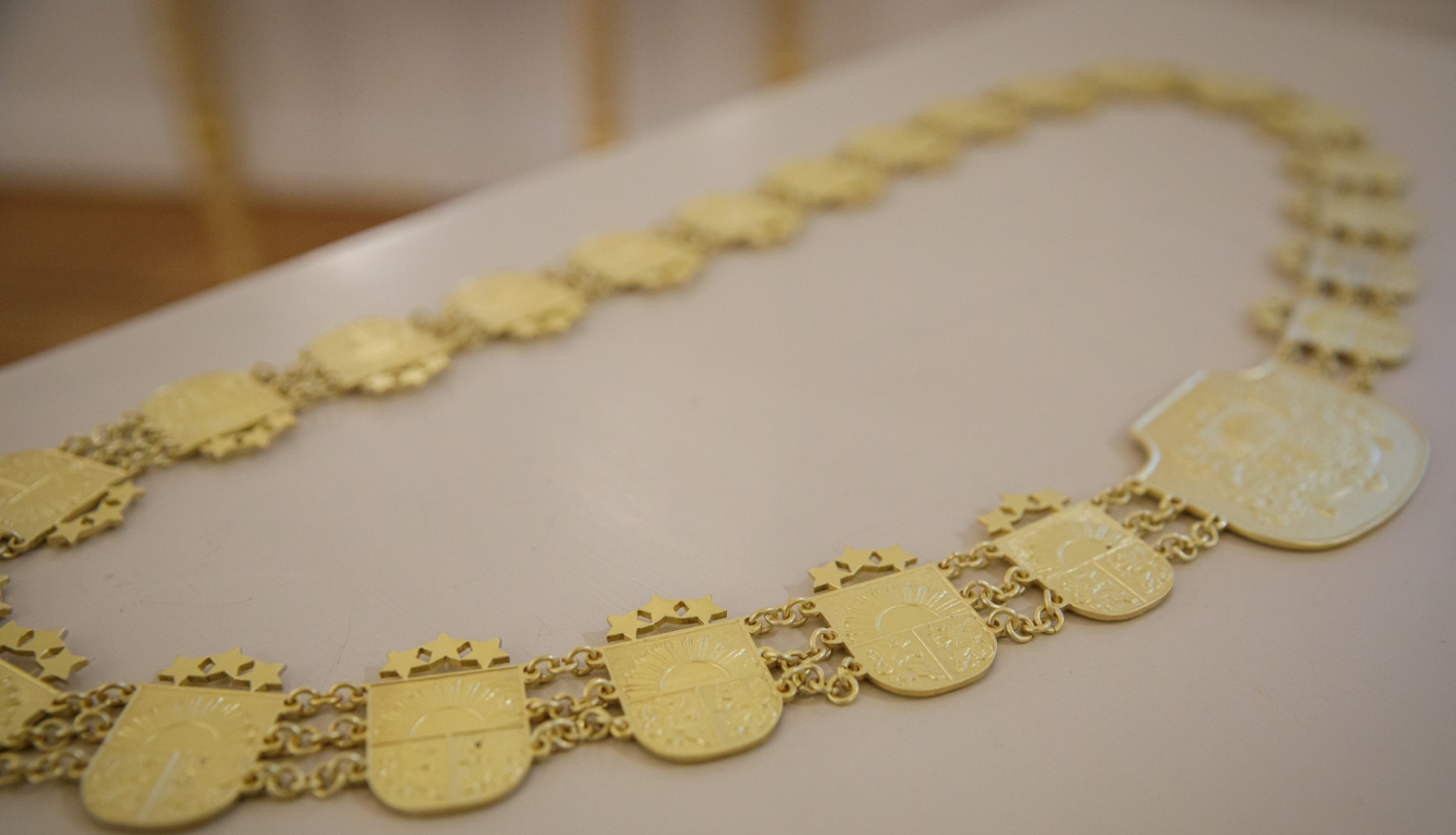 Tiesneša zvēresta svinīgā ceremonija - vizuālis