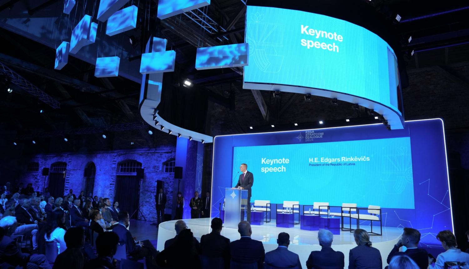 06.06.2024. Valsts prezidenta Edgara Rinkēviča dalība konferencē “Riga StratCom Dialogue 2024”