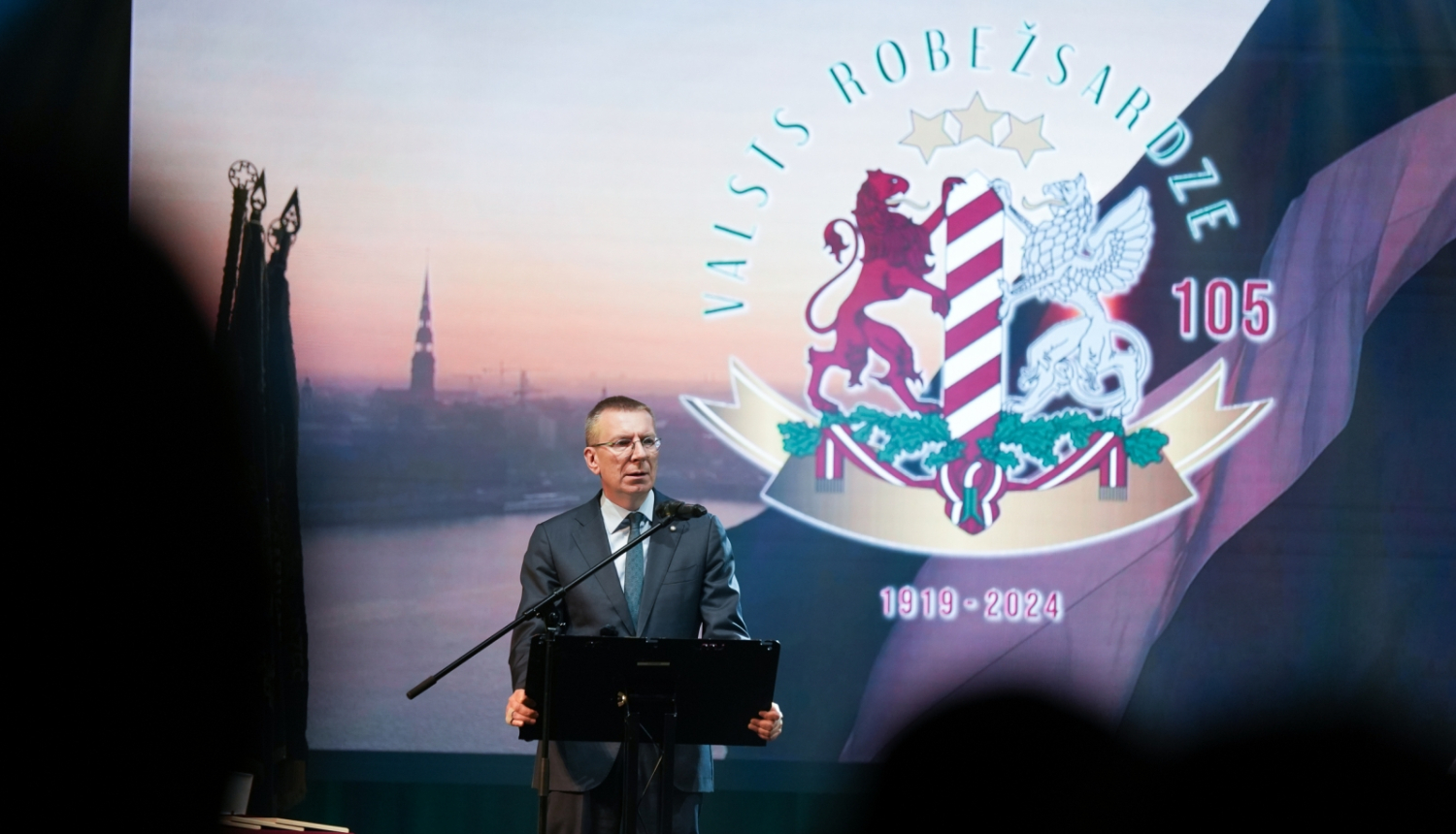 07.11.2024. Valsts prezidenta Edgara Rinkēviča dalība Valsts robežsardzes dibināšanas 105. gadadienai veltītajā svinīgajā pasākumā