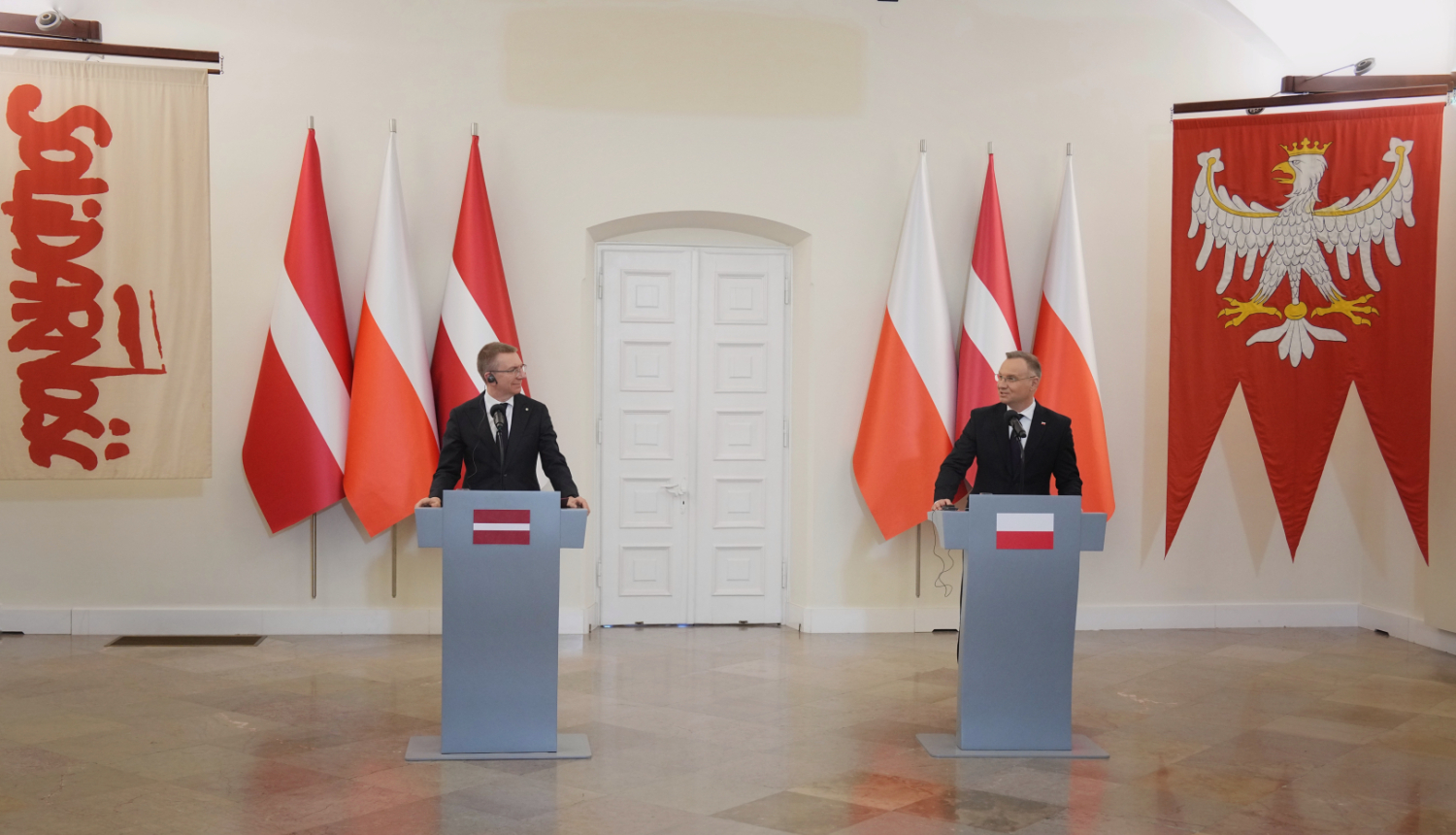 Valsts prezidents Edgars Rinkēvičs valsts vizītē apmeklē Polijas Republiku