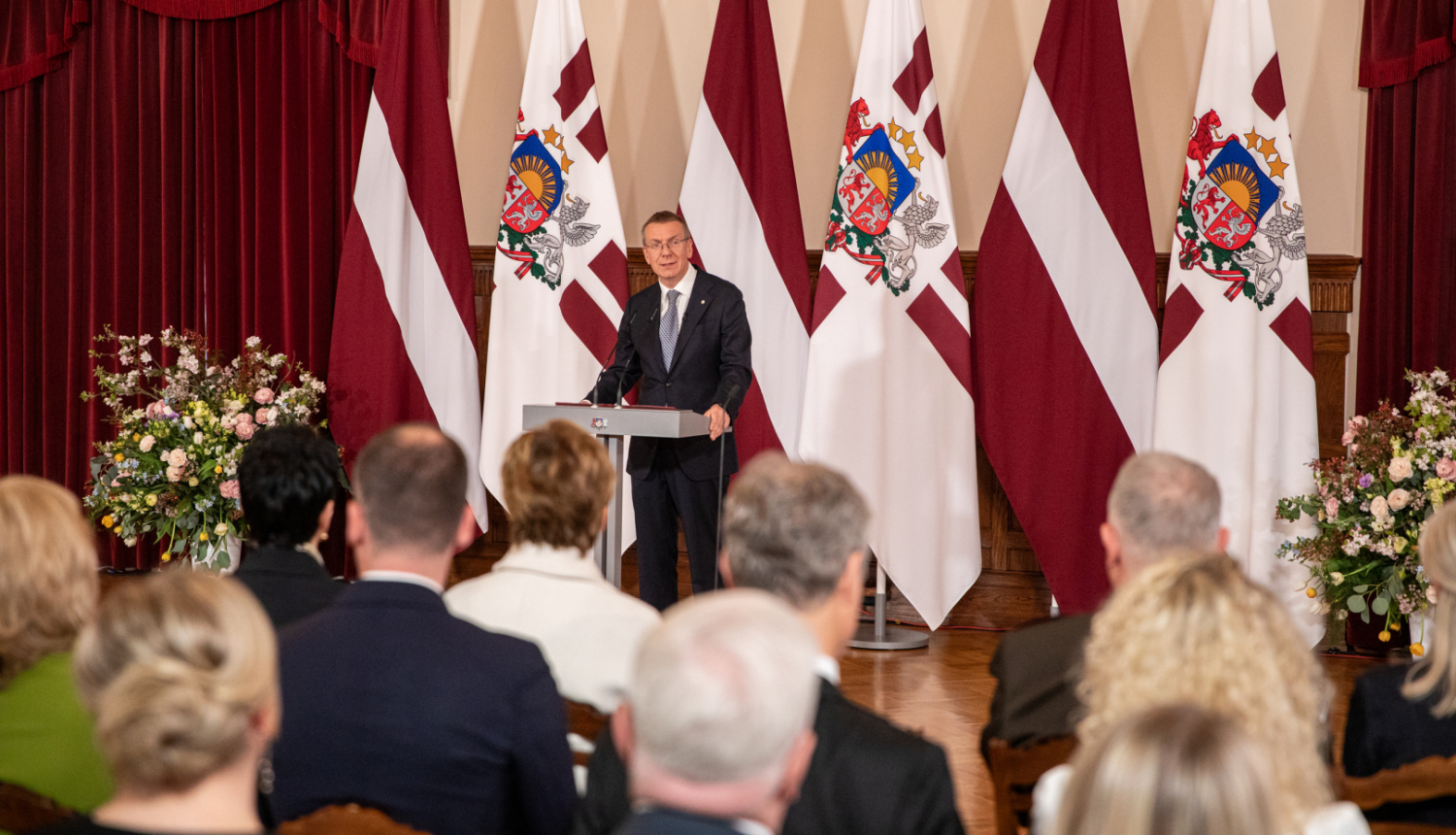 04.05.2025. Valsts prezidenta Edgara Rinkēviča uzruna augstāko Latvijas valsts apbalvojumu pasniegšanas svinīgajā ceremonijā Rīgas pilī