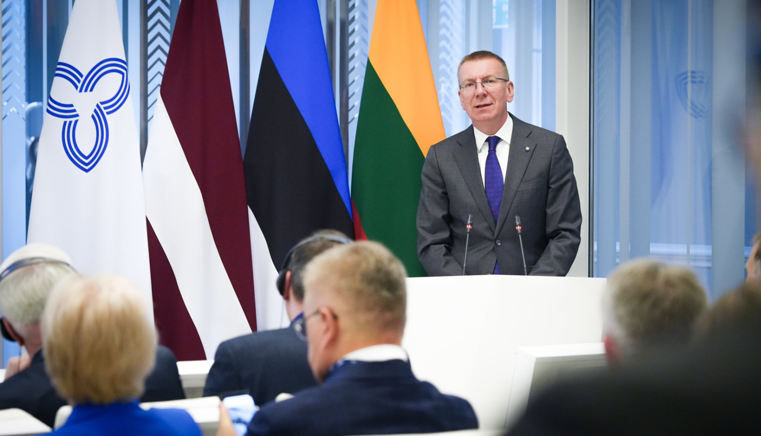 09.05.2025. Valsts prezidenta Edgara Rinkēviča dalība un uzruna Baltijas Asamblejas un Baltijas Ministru padomes konferencē “Diplomātijas robežas un diplomātija ārpus robežām”