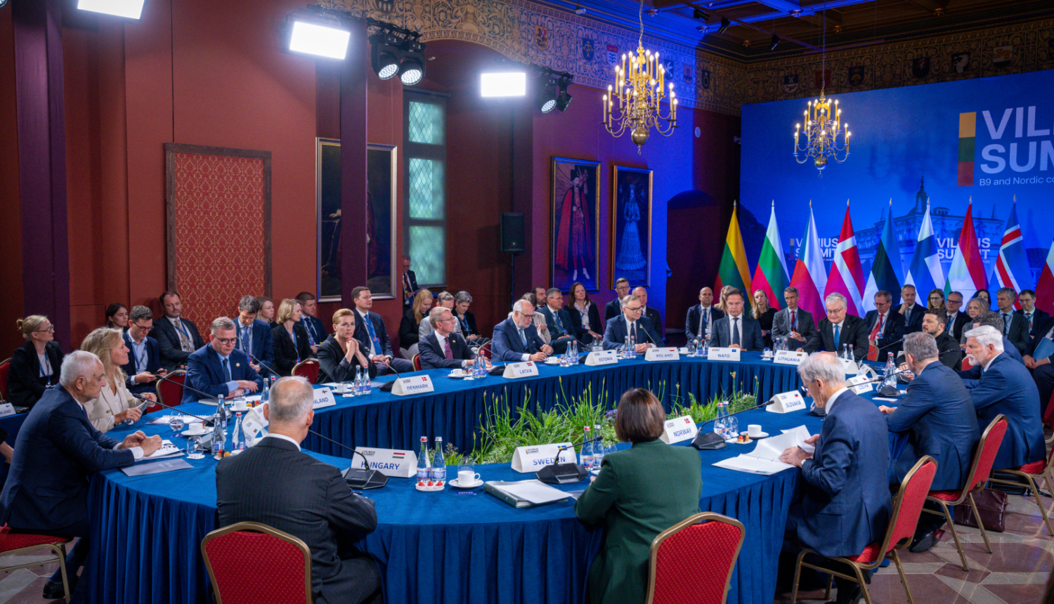 Valsts prezidenta Edgara Rinkēviča dalība NATO Austrumu flanga (B9) un Ziemeļvalstu samitā Viļņā