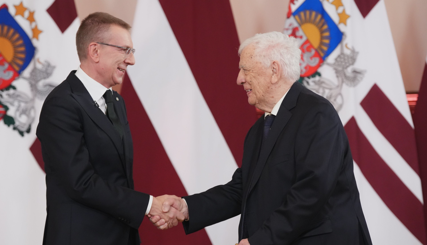 Latvijas valsts augstāko apbalvojumu pasniegšanas svinīgā ceremonija