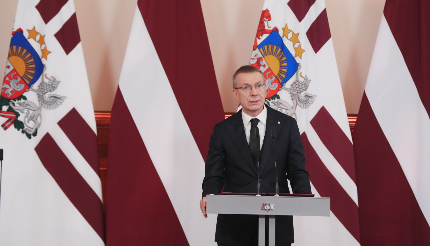 Valsts prezidenta Edgara Rinkēviča uzruna valsts augstāko apbalvojumu pasniegšanas ceremonijā