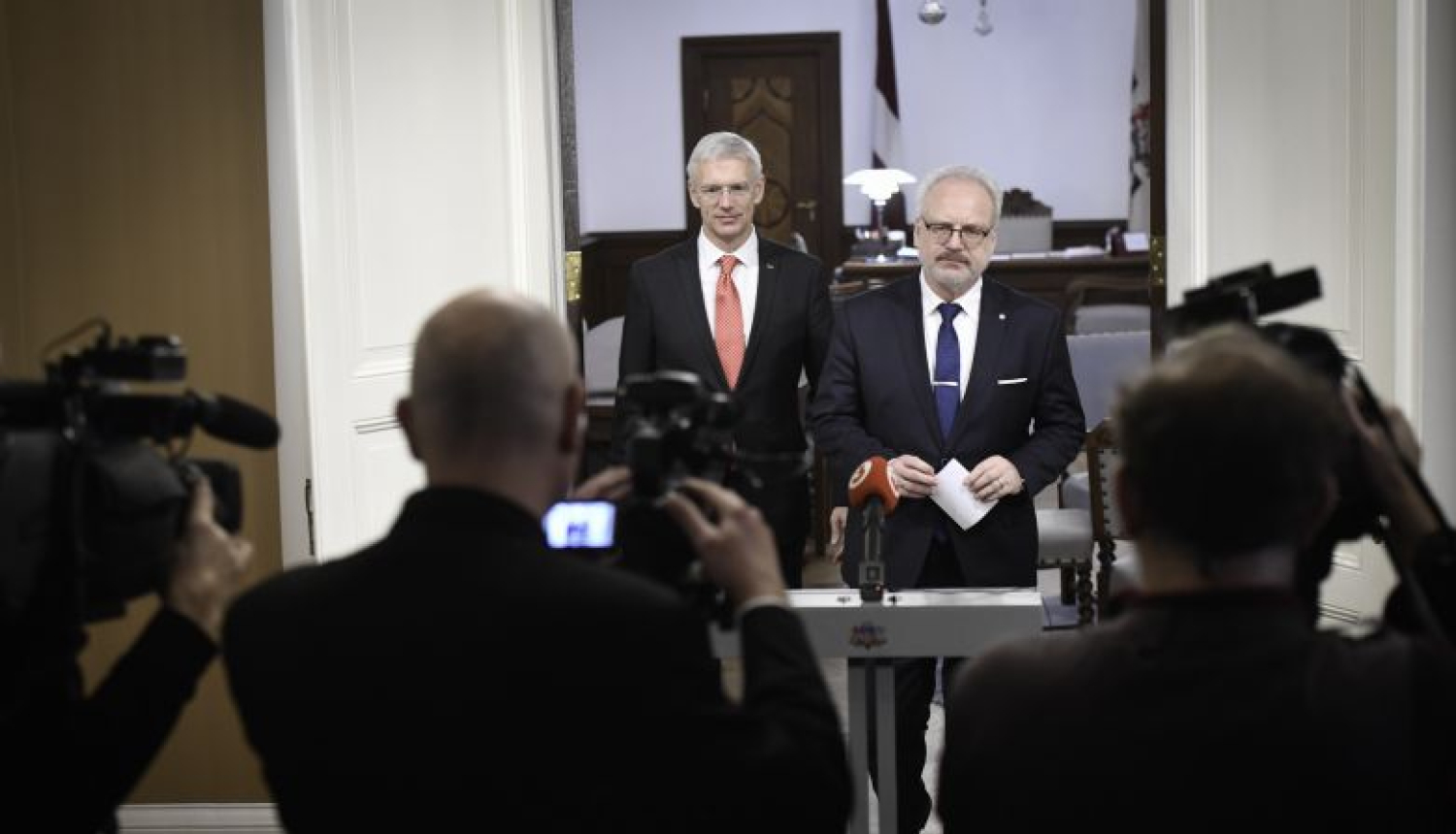 Valsts prezidenta Egila Levita tikšanās ar Ministru prezidentu Krišjāni Kariņu