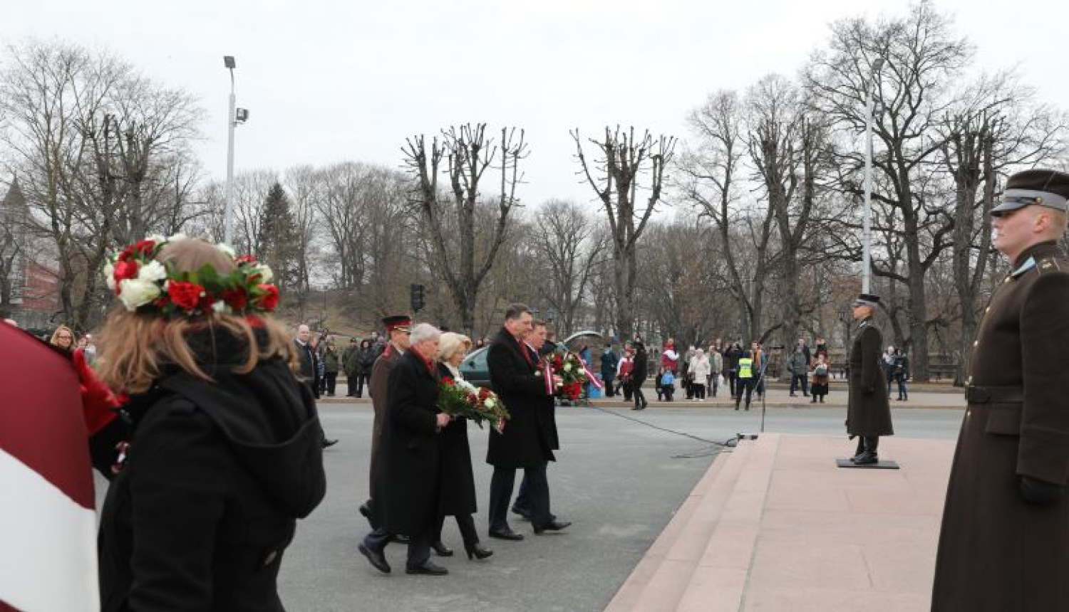 Valsts prezidenta uzruna 1949. gada 25. marta deportāciju piemiņas pasākumā pie Brīvības pieminekļa