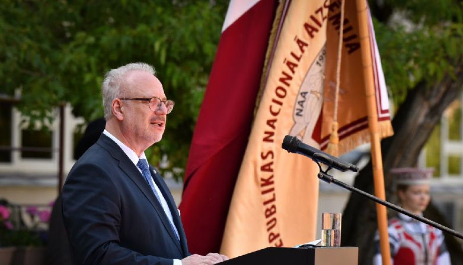 Valsts prezidenta Egila Levita uzruna Latvijas Nacionālās aizsardzības akadēmijas absolventu izlaidumā