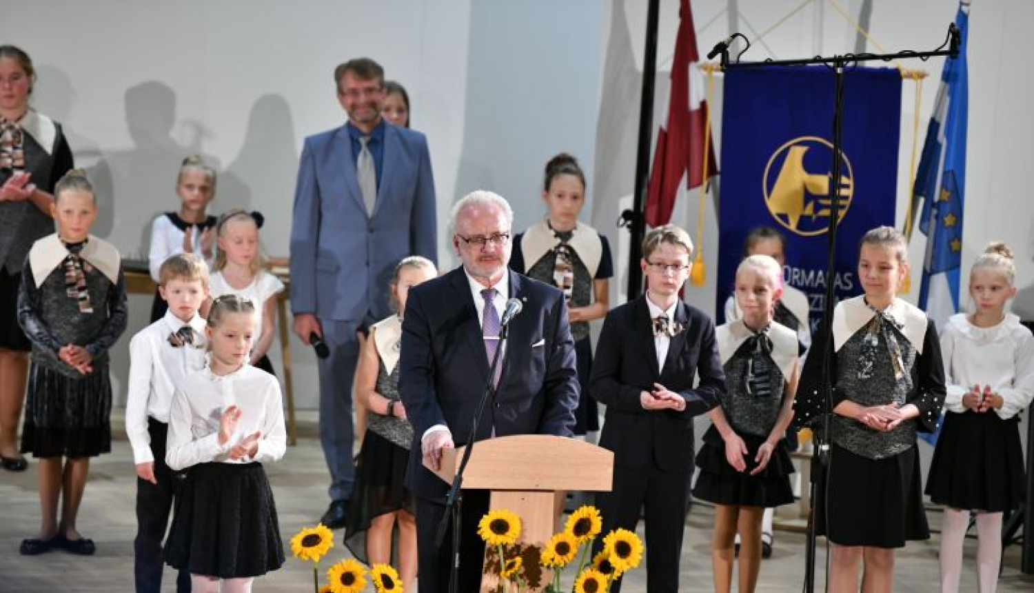 Valsts prezidenta Egila Levita uzruna Jūrmalas Mūzikas vidusskolas 60. gadskārtas atklāšanā
