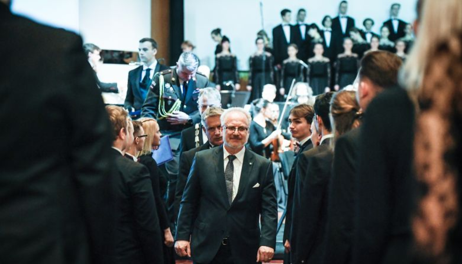 Valsts prezidenta Egila Levita uzruna Latvijas Mūzikas akadēmijas simtgades koncertā