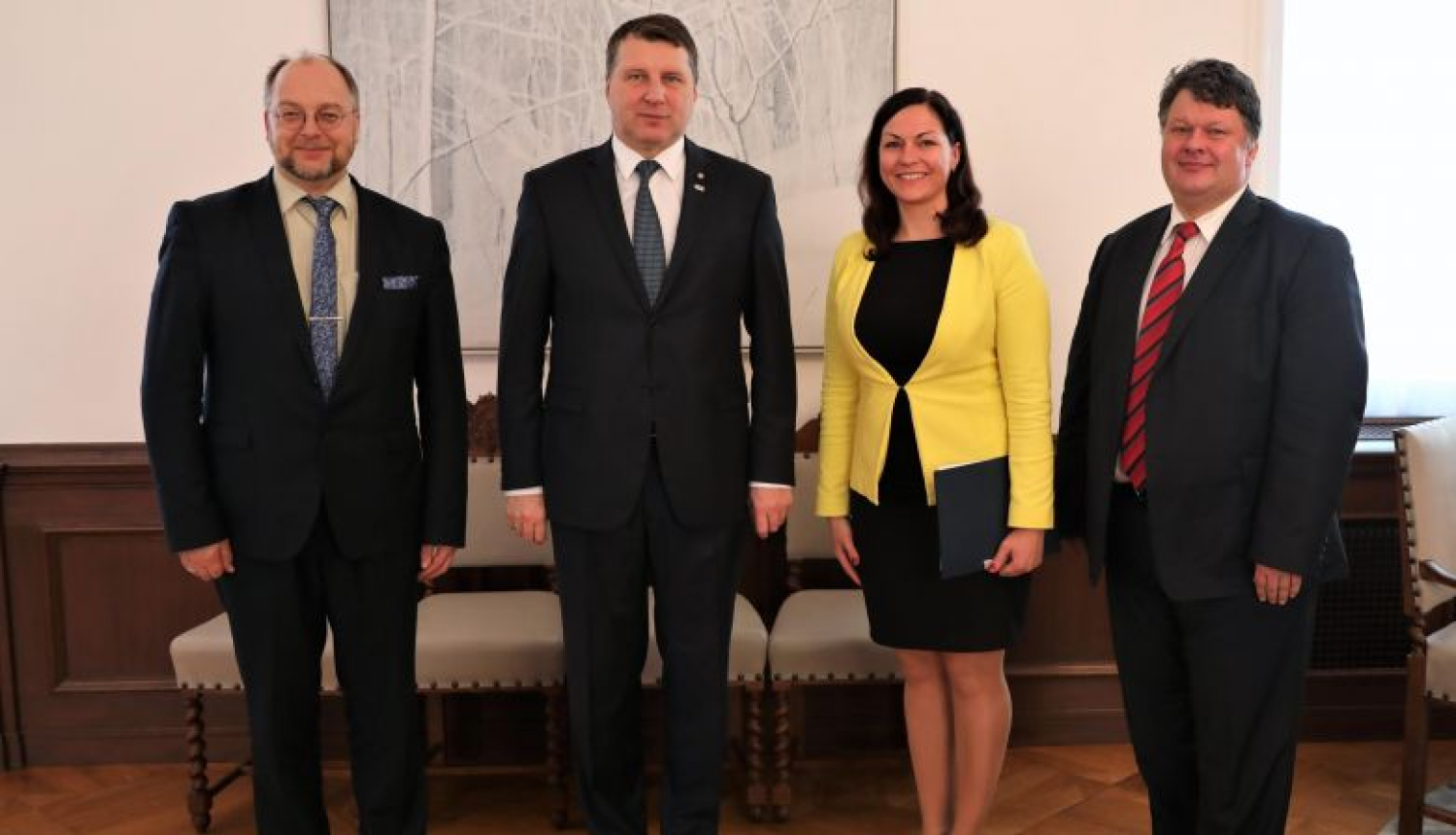 Valsts prezidents tiekas ar Latvijas Brīvo arodbiedrību savienību