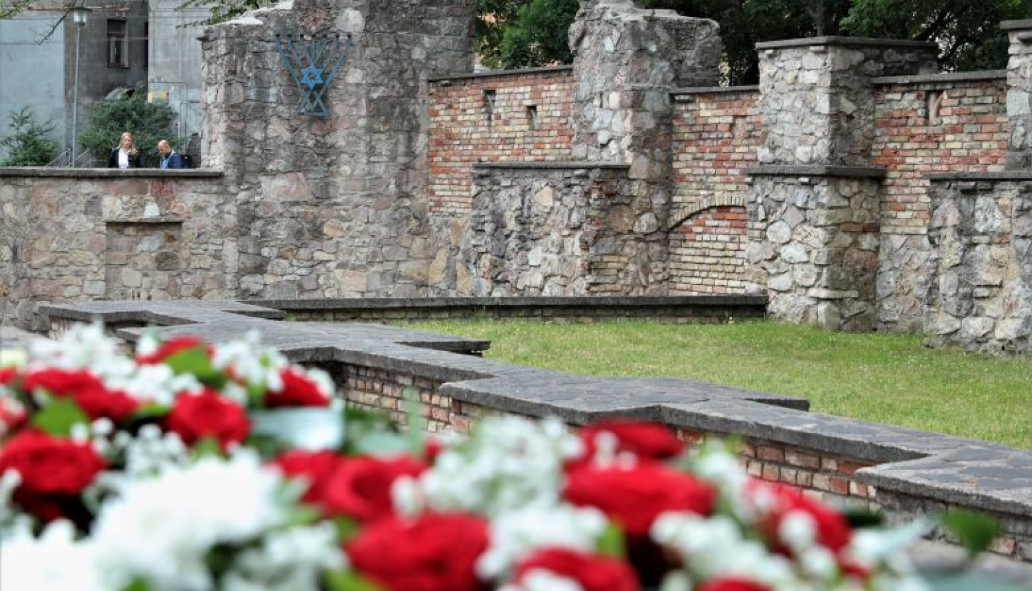 Valsts prezidents Raimonds Vējonis piedalās ebreju tautas genocīda upuru piemiņas pasākumā