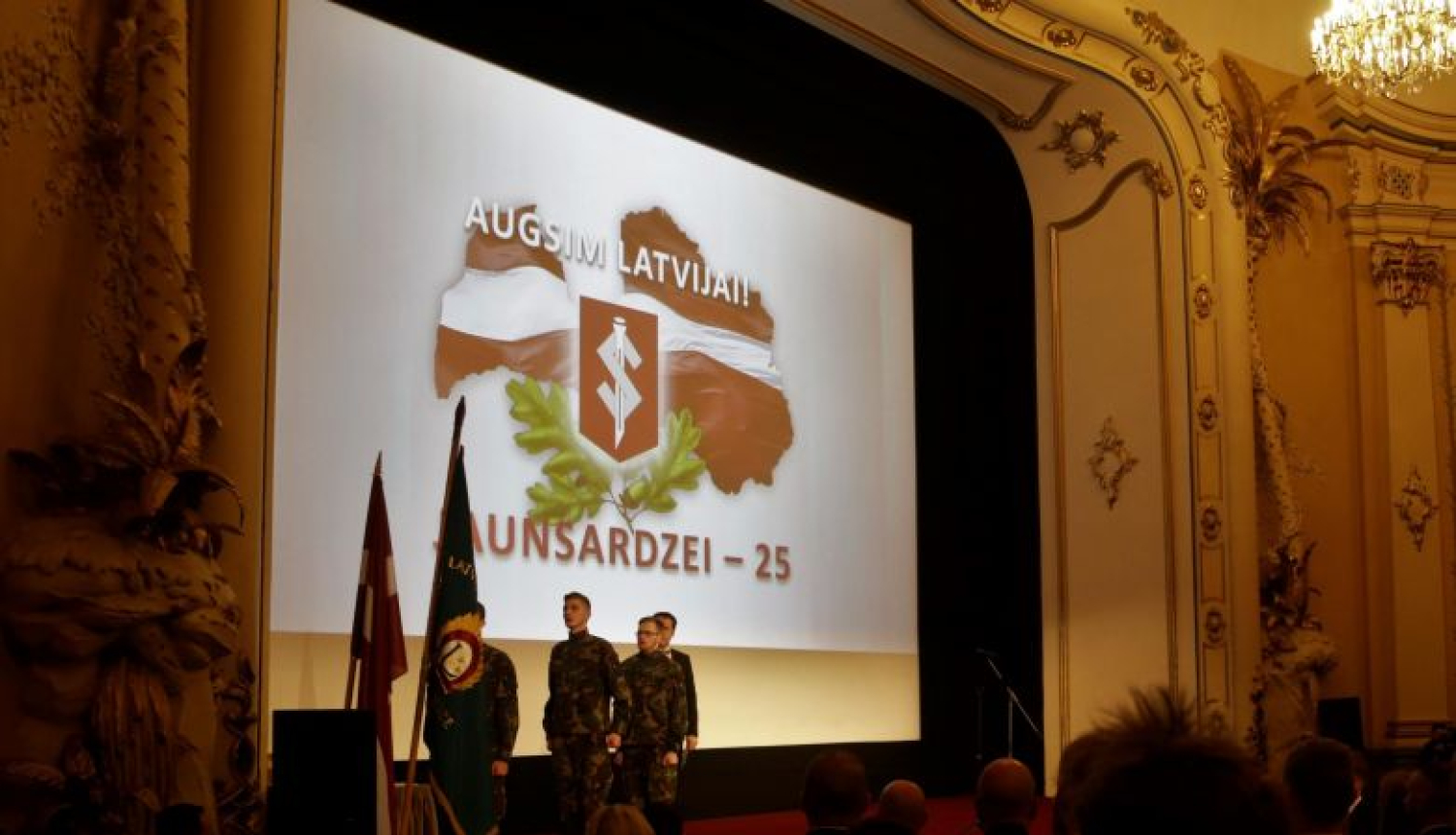 Valsts prezidents sveic Jaunsardzi 25. gadadienā