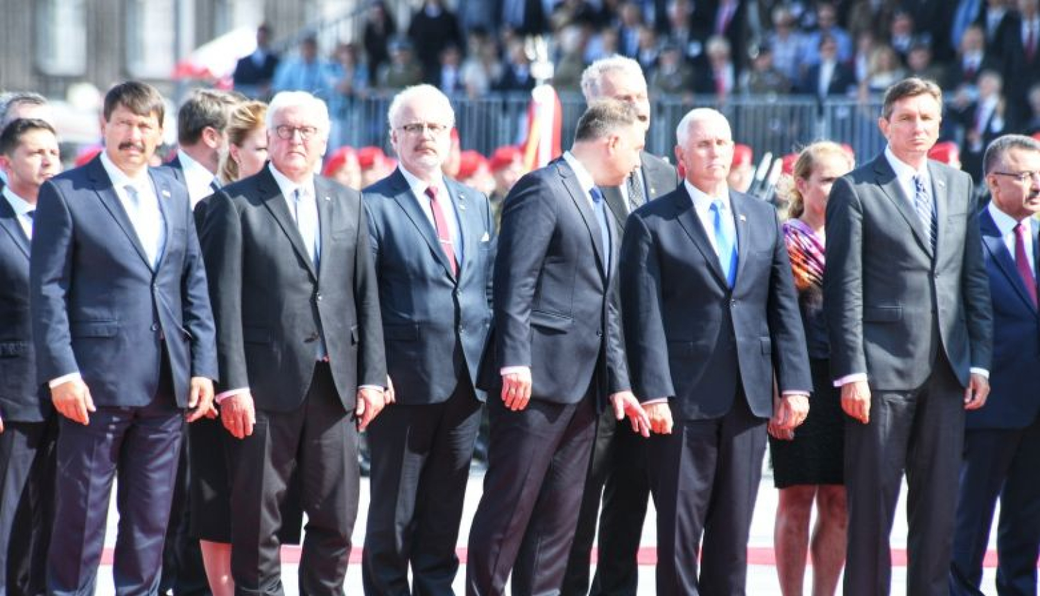 Pasaules valstu līderi piedalās 2. Pasaules kara piemiņas ceremonijā Polijā