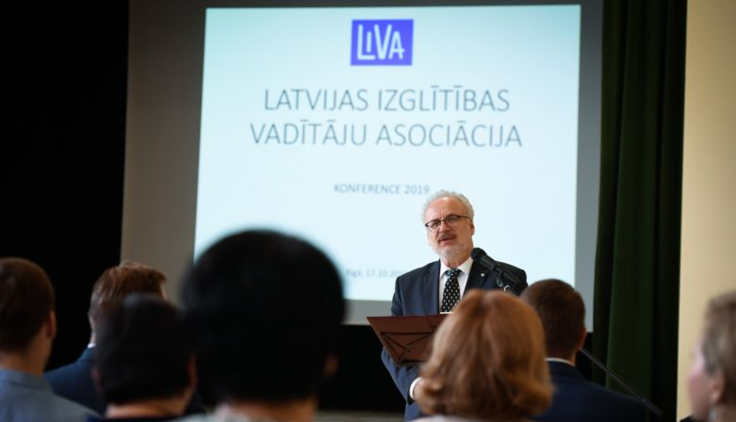 Valsts prezidenta Egila Levita uzruna Latvijas izglītības vadītāju asociācijas konferences atklāšanā