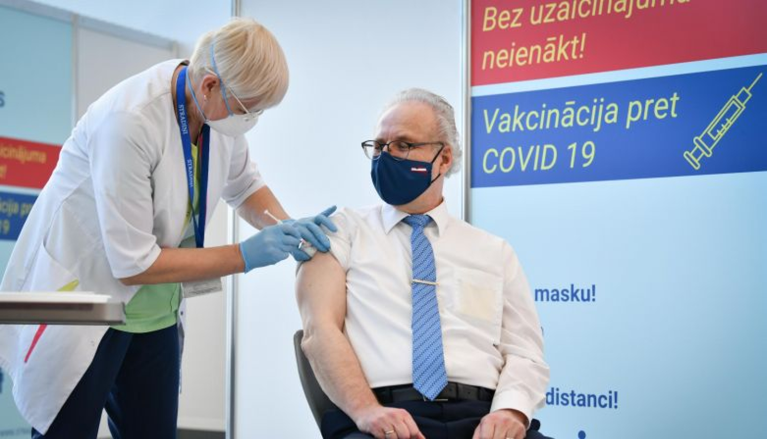 Valsts prezidents: ar savu piemēru es gribu iedrošināt sabiedrību vakcinēties