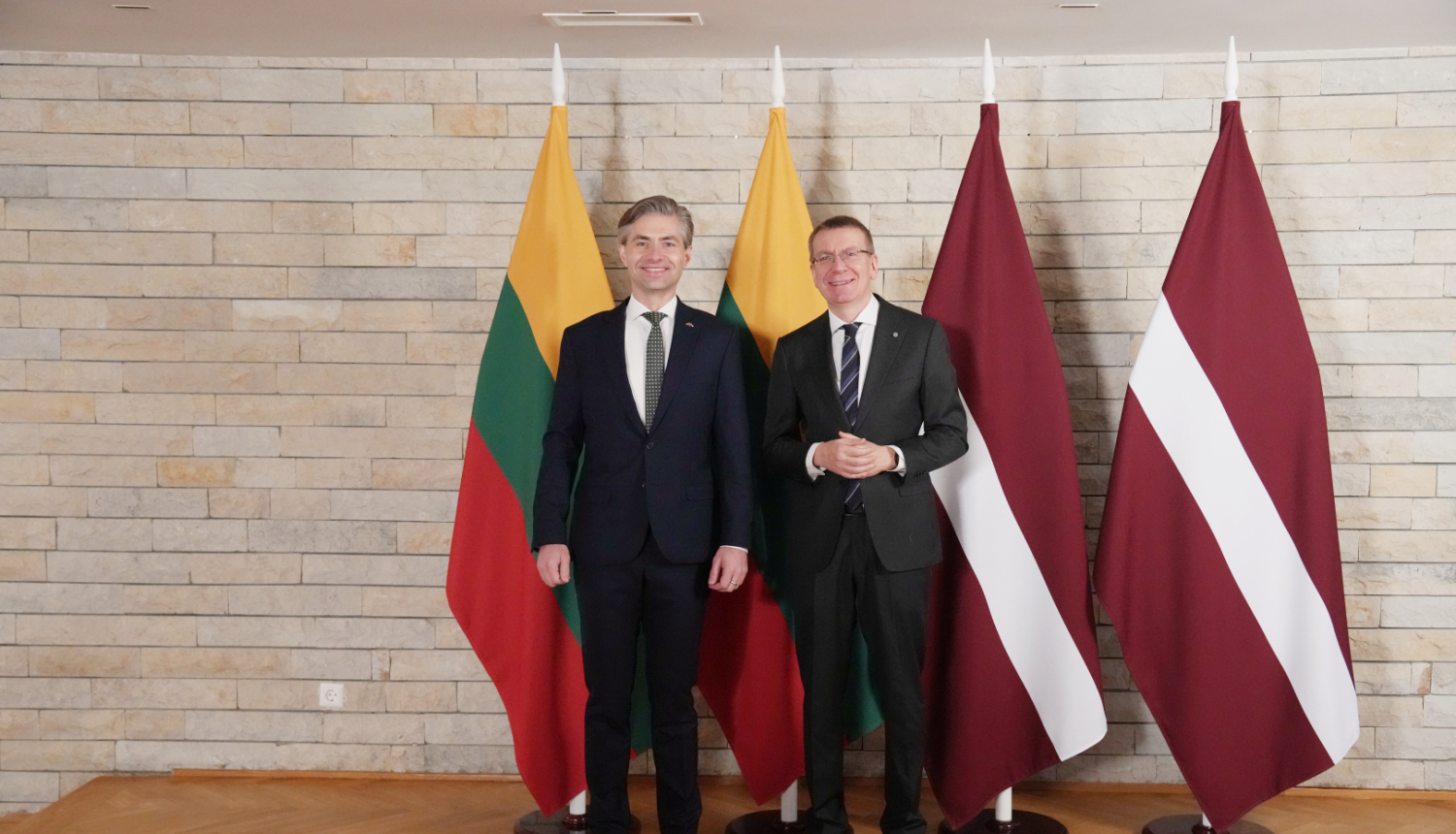 Valsts prezidenta Edgara Rinkēviča tikšanās ar Lietuvas Republikas ārlietu ministru Ķēstuti Budri