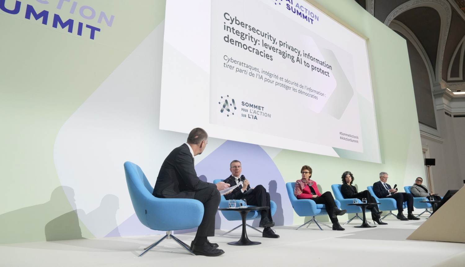 10.02.2025. Valsts prezidenta Edgara Rinkēviča dalība Mākslīgā intelekta samitā Parīzē