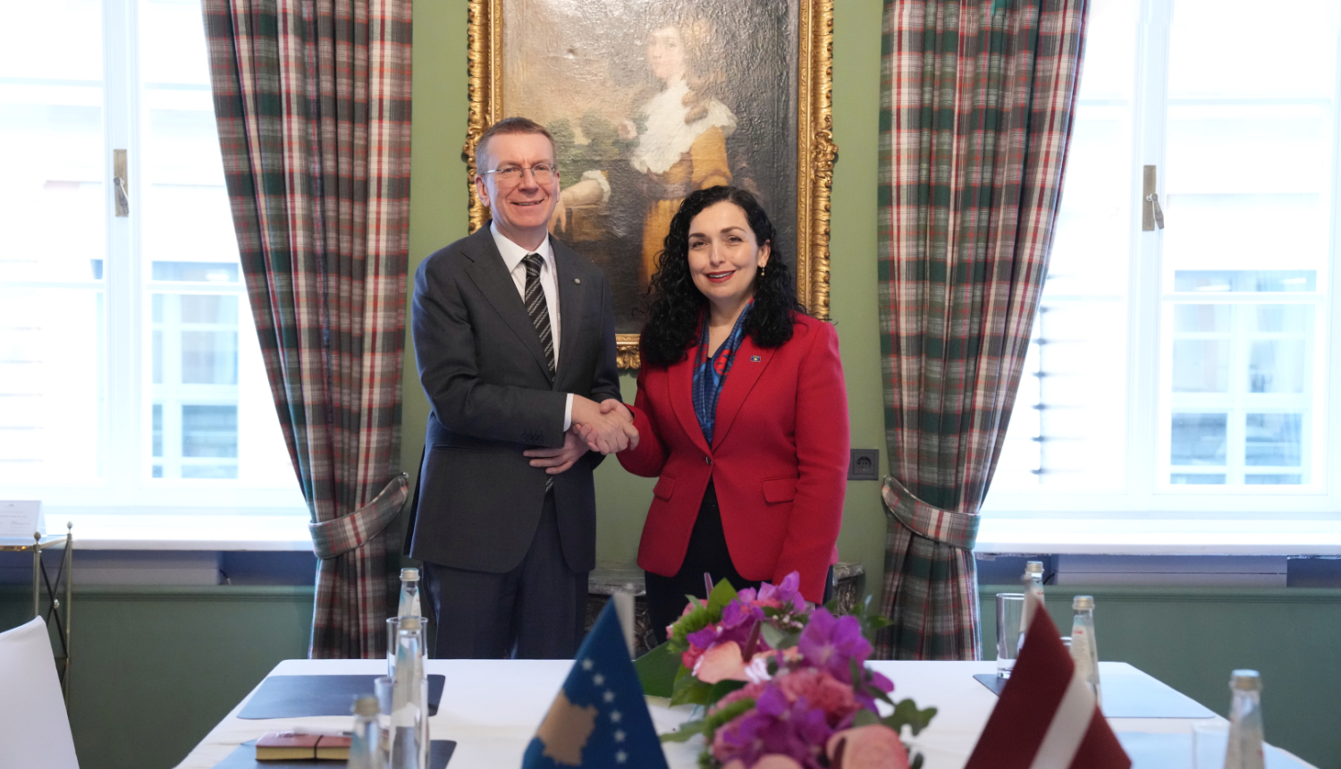 Valsts prezidents uzsver Latvijas ieguldījumu miera un drošības nodrošināšanā Kosovā