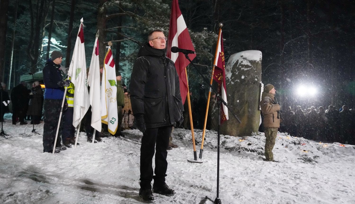 Latvijas Valsts prezidenta Edgara Rinkēviča uzruna Ziemassvētku kauju 109. gadadienas atceres brīdī Ložmetējkalnā