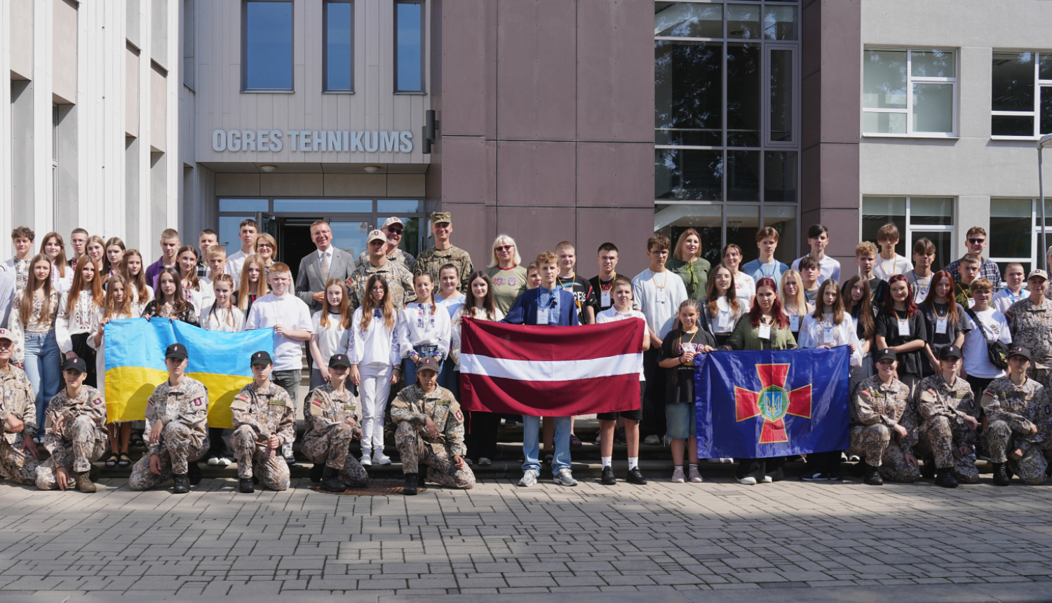 President Edgars Rinkēvičs opens the camp for children of Ukrainian soldiers organized by the Youth Guard Center, meets with camp participants