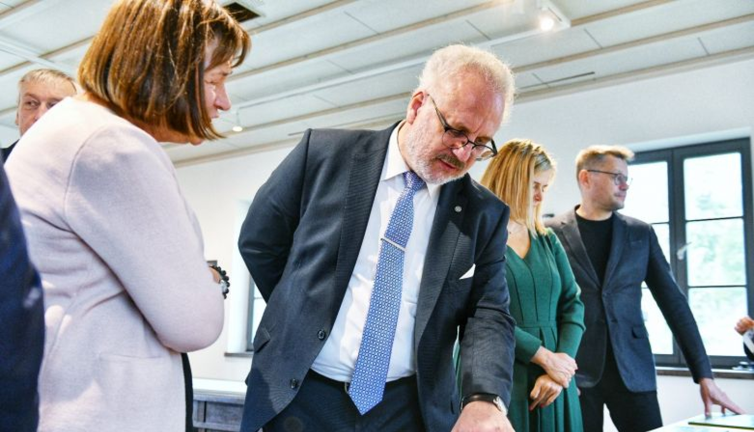 Valsts prezidenta Egila Levita uzruna Jāņa Čakstes memoriālajā muzejā “Auči”