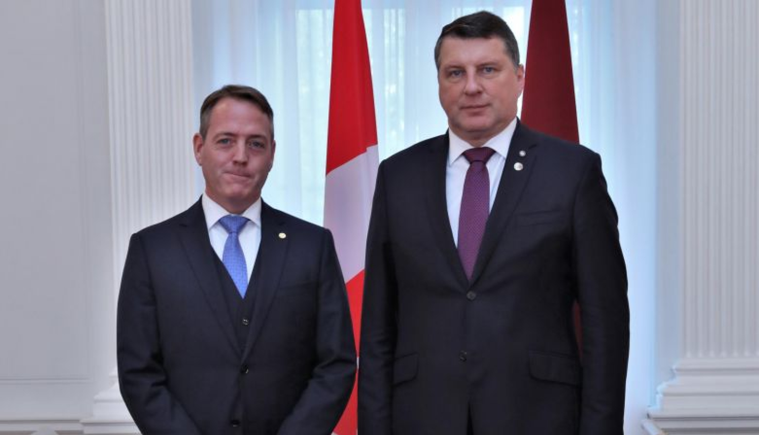 Valsts prezidents akreditē jauno Kanādas vēstnieku Latvijā