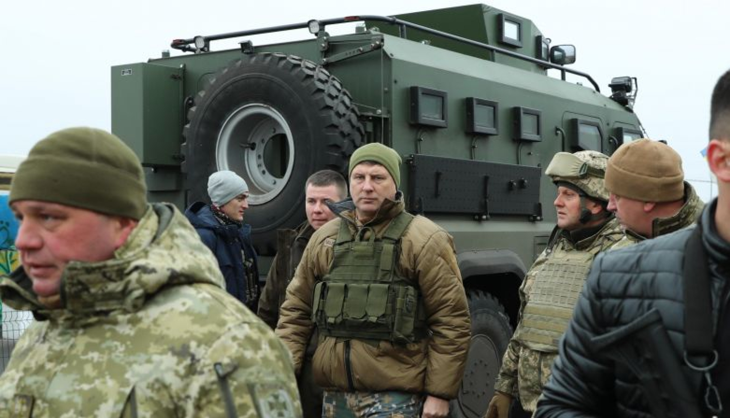 Valsts prezidents Raimonds Vējonis apmeklē Austrumukrainu