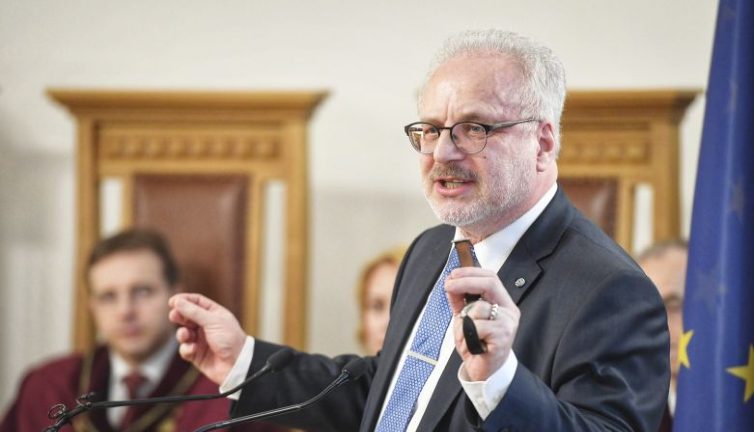 Valsts prezidenta Egila Levita runa Satversmes tiesas Jaunā gada atklāšanas svinīgajā sēdē