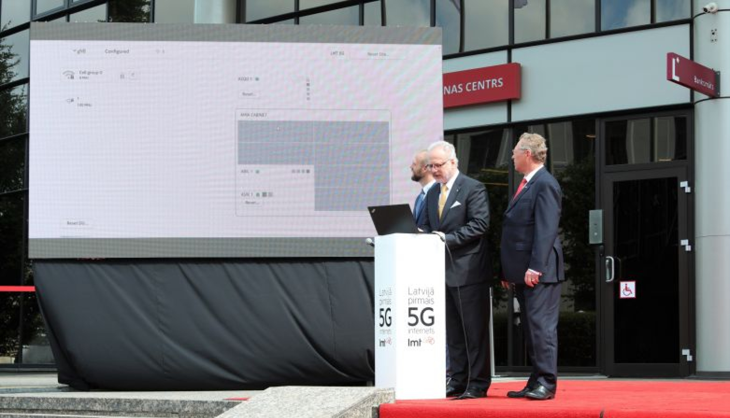 Valsts prezidenta uzruna LMT 5G tīkla atklāšanas pasākumā