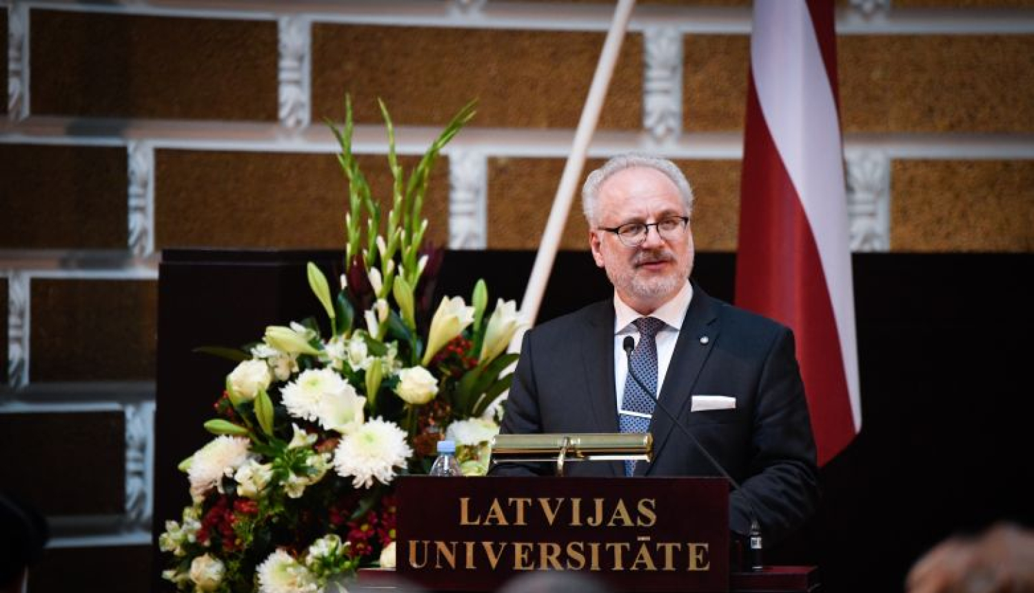 Valsts prezidenta Egila Levita uzruna Latvijas Universitātes Juridiskās fakultātes 100-gades pasākumā