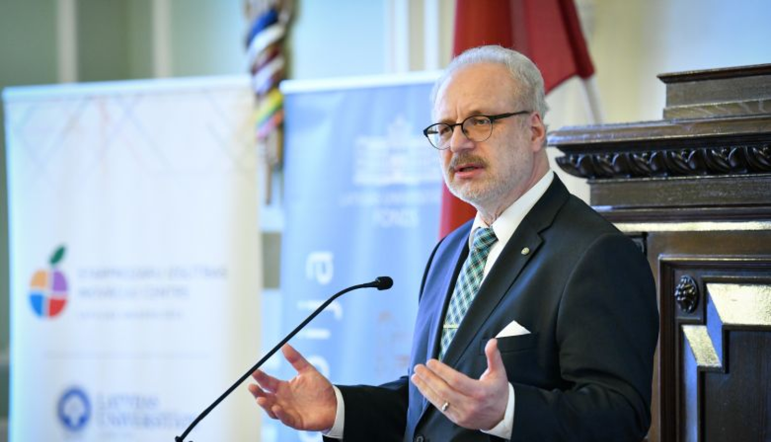 Valsts prezidenta Egila Levita runa “Ekselences balvas” pasniegšanas ceremonijā